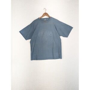 Vintage‎ Murina Seattle Embossed Blue Shirt Faded Distressed USA XL